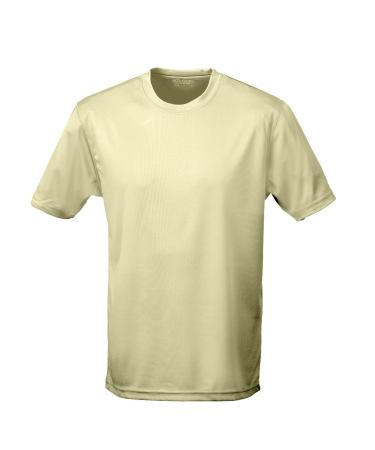 Just Cool Breathable Performance Wicking T Shirt T-Shirt Tee Shirt XL Desert Sand