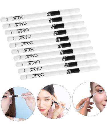 PLAFOPE 70 Pcs Lying Silkworm Eyeliner Makeup Eyeliner Pencils Make up Eyeliner Pen Gel White Wooden Pole - Buy Online on SooperMarket.com