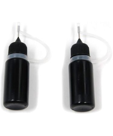 T Tulead Black Tip Applicator Metal Needle Plastic Bottle 10ml Precision Tip Applicator Bottles Pack of 10 Black 10ml - Buy Online on SooperMarket.com