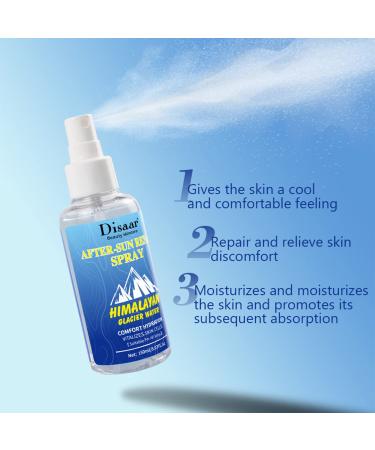 After Sun Repair Spray | Himalayan Glacier Water | Hydrating Moisturizer for Skin | 150ml/5.07oz - Buy Online on SooperMarket.com