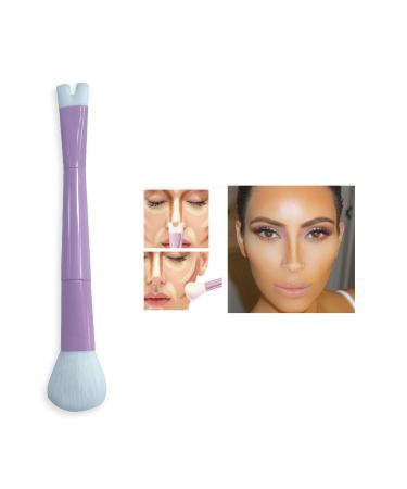 2-in-1 Nose Contour Makeup Brush U-Shaped Makeup Brush Nose Contour Sculpting Stickfor Nose Face #01