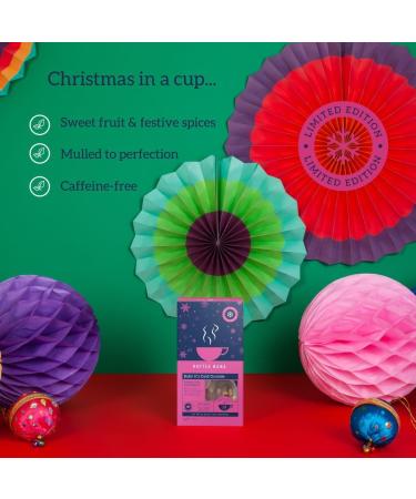 HOTTEA MAMA | Baby It s Cold Outside | Organic Whole Fruit Tea | Mulled | Caffeine Free | Christmas Tea | 14 Whole Leaf Biodegradable Pyramid Bags - Buy Online on SooperMarket.com
