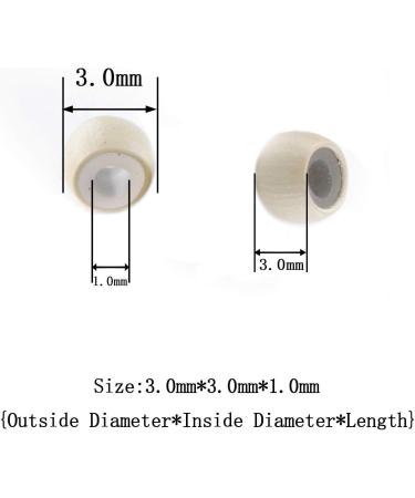 600 Blonde Vlasy Silicone Lined Nano Rings Beads for Nano Tip Hair Extensions - 600 Count - Buy Online on SooperMarket.com