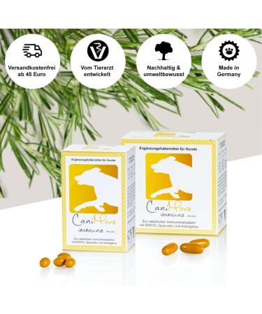 Canimove Immune Maxi Double Pack - 200 Capsules for Immune Support & Optimal Omega-3 Supply | International Shipping - Buy Online on SooperMarket.com