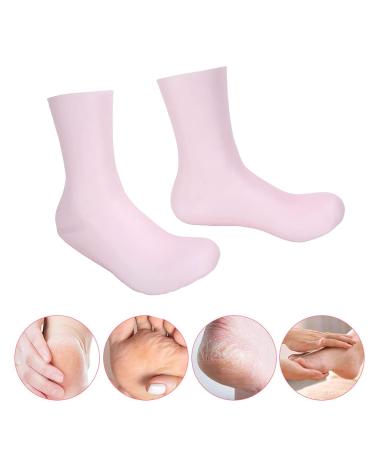 Buy Silicone Moisturizing Gel Socks with Essential Oils for Cracked Heels | Shock Absorbing Pressure Relief - International Shipping Available - Buy Online on SooperMarket.com