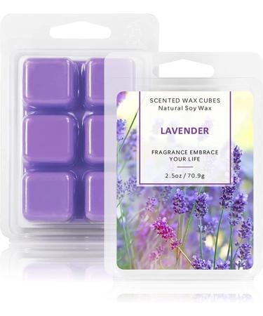 La Bellefe Lavender Scented Wax Melts - Natural Soy Wax Cubes for Warmers - Gift Set for Birthdays, Weddings, Parties, Spa & Meditation (2.5oz/70.9g*2) - Buy Online on SooperMarket.com