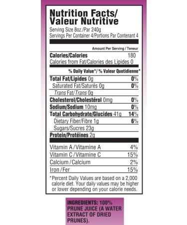 Gefen All Natural Prune Juice 946ml (Pack of 2) Not from Concentrate | No Added Sugar | High in Fibre Iron & Vitamin C | Kosher (Including Passover) - Buy Online on SooperMarket.com