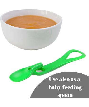 Fill n Squeeze Baby Spoon for Pouches - Simple Puree Spoon Clip for Ellas Kitchen Organic Food Pouch - Pack of 1 - Buy Online on SooperMarket.com