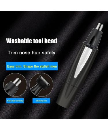 TEMKIN 2-in-1 Electric Nose Hair Trimmer & Facial Hair Shaver - USB Rechargeable Ear Hair & Eyebrow Trimmer Tool for Precision Grooming - Buy Online on SooperMarket.com
