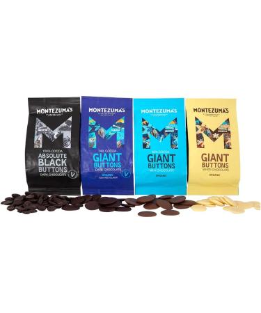 Montezuma's Giant Creamy White Chocolate Buttons 180g - Gluten Free & Organic - Buy Online on SooperMarket.com
