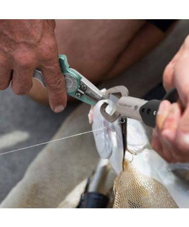 HAUSHOF Aluminum Fishing Pliers and Fish Lip Gripper  Stainless SteelÂ Multi-Function Fishing Pliers Hook Remover with Tungsten Carbide Cutters  Coiled Lanyard and Sheath - Buy Online on SooperMarket.com