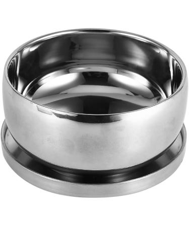 Natudeco Men's Wet Shave Soap Shell | Silver Metal Shaving Shell with Lid | Perfect for Soap Cream & Foam Shaving - Buy Online on SooperMarket.com
