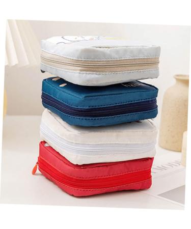 2pcs Napkin Storage Bag Zippered Wallets for Women | Mini Wallet & Makeup Bag Set | Large-capacity Menstrual Pad Pouch Coin | Ladies Wallets & Coin Purse - Buy Online on SooperMarket.com