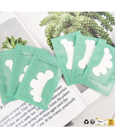 Lunamoon Eye Pads for Eyelash Extensions - 50 Pairs Flower-Light Blue | Perfect for Eyelash Lifting & Color - Buy Online on SooperMarket.com