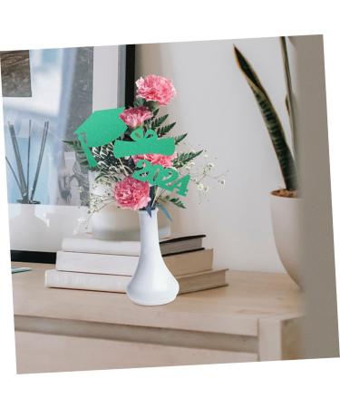 Lurrose 2023 Graduation Vase Picks 9pcs Party Decorations Desktop Paper Party Supplies Decorative Vase Decor - Buy Online on SooperMarket.com