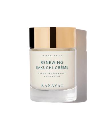 RANAVAT Renewing Bakuchi Face Cream - Daily Face Moisturizer with 12 Hour Hydration to Boost Skin Barrier Function - Softens Fine Lines + Wrinkles with Lotus Flower Bakuchi & Ashwagandha (1.7 oz)
