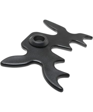 Black Plastic Slip-On Moosehead Bridge Head for Billiard Pool Cue Stick by DGZZI - Buy Online on SooperMarket.com