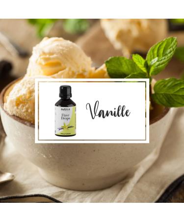 Flave Drops Vanilla 30ml Calorie-Free Aroma Drops & Vegan Flavor Concentrate Sweetener Taste Made in Germany - Buy Online on SooperMarket.com