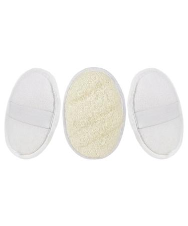 3pcs Loofah Body Wash Body Scrubbers Shower Loofah Pads Exfoliating Loofah Pad Body Loofah Scrubber Body Shower Scrubber Loofah Exfoliating Pad Loofah Glove Pad Face Cleaning Pads