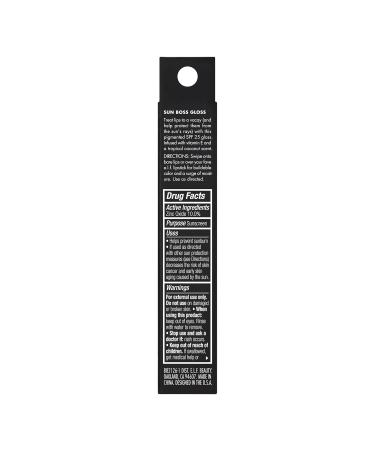 e.l.f. Sun Boss Gloss SPF 25 - Pigmented High-Shine Lip Gloss | Moisturizing Vegan & Cruelty-Free | Pink-Me Girl - Buy Online on SooperMarket.com