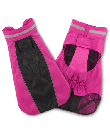 Voyager Dog Windbreaker by Best Pet Supplies - Fuchsia, Large Chest:25 in30 in Windbreaker (Fuchsia)