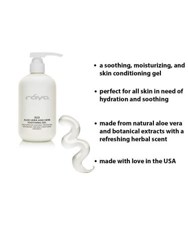 Raya Aloe Vera and Herbs Soothing Gel | Effective Moisturizer for Face & Body | Relieves Dry Chapped & Irritated Skin - Shop Internationally - Buy Online on SooperMarket.com