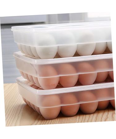 KOMBIUDA 34 Eggs Large Capacity Egg Holder Egg Crisper Grids Egg Holder Egg Container Egg Plate High Capacity - Buy Online on SooperMarket.com