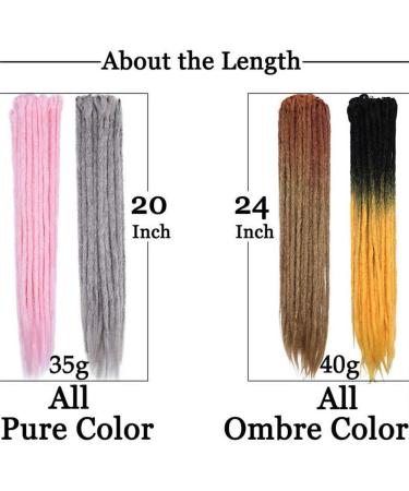 Silk-co Dreadlocks Braiding Hair Extensions All Human Handmade Ombre 24 inch Crochet Braids Reggae Hip-Hop Hairpiece Handmade for Braiding Black-Dark Purple  - Buy Online on SooperMarket.com