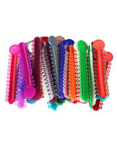 Dental Orthodontic Ligature Ties - 40pcs Multi-color Rubber Bands for Teeth Correction - Buy Online on SooperMarket.com