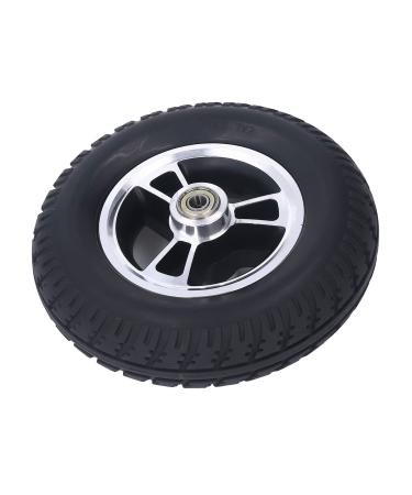 Wheelchair Wheel Hub 17.78Cm 7 Inch Wheels 7In Rehabilitation Tire Pu Alloy Wheels 47Mm 1.85In Replacement Wheels