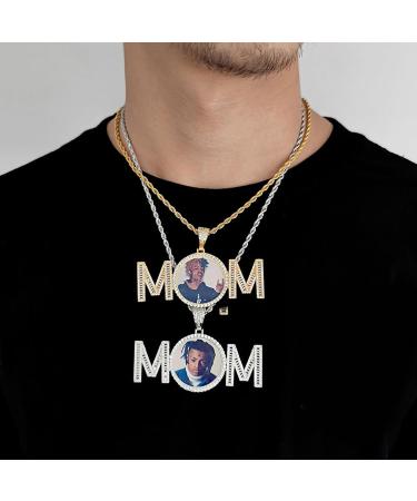 OralGos Sublimation Necklace - Unique Mom Pattern Heat Transfer Clavicle Chain Jewelry for Mother's Day - Perfect Gift! - Buy Online on SooperMarket.com