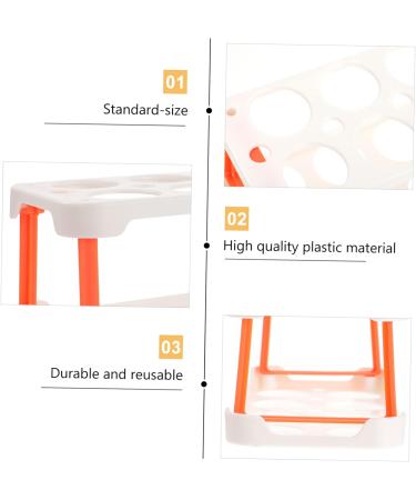 KOMBIUDA Box Egg Carton Eggs Deviled Egg Tray with Lid Kitchen Egg Container Side Door Refrigerator re-usable White 22.3X10.1X8.9CM - Buy Online on SooperMarket.com