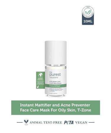 Buy The Purest Solutions T-Zone Oil Eraser - Anti-Blemish Skincare with 0.7% Azelaic Acid & 0.5% Beta Glucan - Vegan Solution for Oily Acne-Prone Skin - 0.34 fl. oz - International Shipping Available - Buy Online on SooperMarket.com