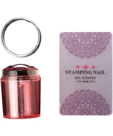 Nail Art Stickers for Women | 1 Set Nail Stamp Tool & Silicone Template for Home Use | Perfect Party Decor - Buy Online on SooperMarket.com