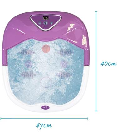 Shop Homedics Deep Soak Luxury Foot Spa - Circulatory Foot Bath with Massage Inserts Pedicure Attachment & Water Heating - Buy Online on SooperMarket.com