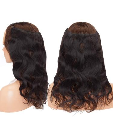 Buy Affordable Tess Hair Parts Real Remy Hair Extensions - Wavy 20 (50cm) 70g #1B Natural Black - International Shipping Available - Buy Online on SooperMarket.com