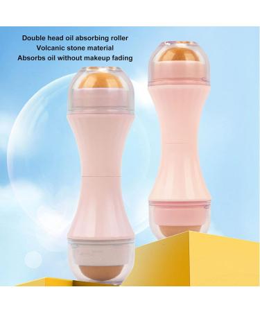 Oil Absorbing Roller Volcanic Rock Oil Oil Absorbing Face Roller Reusable Dual Heads Oil Control Volcanic Skin Roller for Face Makeup - Buy Online on SooperMarket.com