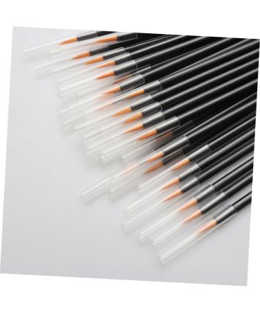 BELLIFFY 100pcs Eyeliner Liquid Small Eyeliner Brush Fine Eyeliner Brush Eyeliner Makeup Brush Gold Eyeliner - Buy Online on SooperMarket.com