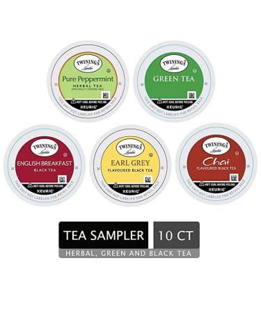 Twinings of London Tea Sampler Variety K-Cups for Keurig 10 Count