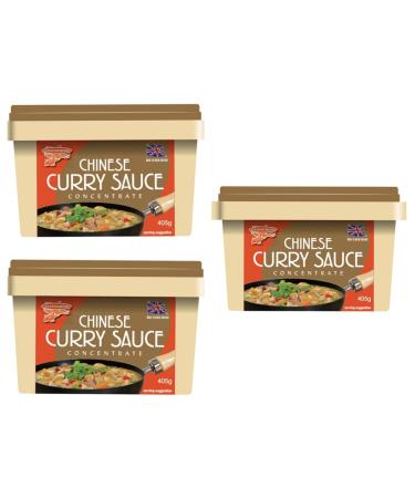 Goldfish Chinese Curry Sauce Concentrate 405g (Pack of 3) - Authentic Flavor for Homemade Curry Dishes | Traditional Chinese Spices