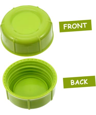 10-Pack Mam Lid Milk Airtight Plastic Glass - Replacement Caps for Bottles | Compatible with Water Holders & Breastfeeding | Green 4.3x4.3x1.5cm - Buy Online on SooperMarket.com