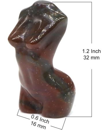 Crystals and Stones Lady Model Statue Figurines Reiki Miniature Handmade Sculpture Sex Female Body Carved Ornament Gift Living Room Decor 1pc (Color : Cherry Quartz Size : 1 PCS) 1 PCS Cherry Quartz - Buy Online on SooperMarket.com
