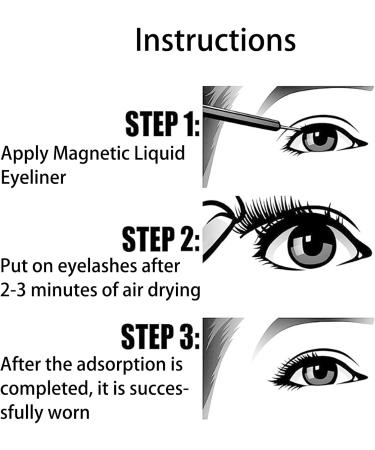 Joyeee Magnetic Eyelashes with Eyeliner 14 Pair Reusable False Lashes 3D Natural Looking Clusters Individual Lashes kit with Applicator No Glue Diy Lash Extension Kit - Buy Online on SooperMarket.com