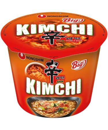 Nongshim Big Bowl Kimchi Bowl Noodle Soup 112g (16 Bowls) - Buy Online on SooperMarket.com