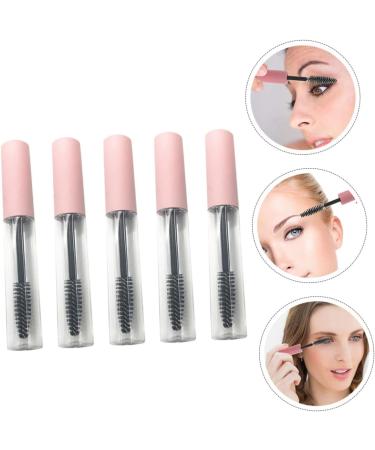 Healeved 25 Pcs Mascara Tube Cosmetic Containers Makeup Eyelash Brush Abs Pink Filling Lip Gloss Tube - Buy Online on SooperMarket.com