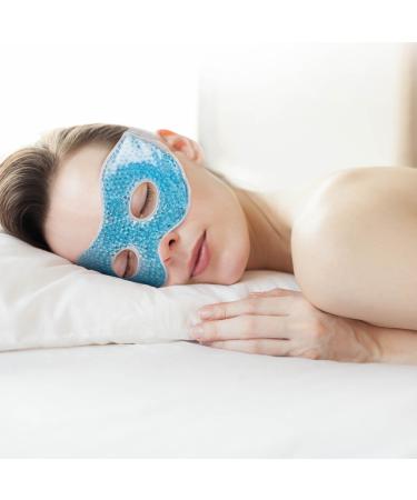 Feluna Gel Eye Mask | Relaxation & Wellness | Cold Therapy for Sunburn Allergies Migraines & Headaches - Buy Online on SooperMarket.com