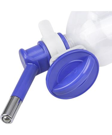 500ml Pet Water Bottle - No Drip Automatic Feeder for Small Animals - Leak Proof, Hanging Dispenser for Dogs, Cats, Rabbits, Hamsters, Hedgehogs - BPA Free, Blue - Buy Online on SooperMarket.com