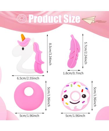 Heyu-Lotus Silicone Chew Toys for Kids | 4-Pack Teething Relief for ADHD & Autism | Safe & Durable Silicone Teethers for Boys & Girls - Buy Online on SooperMarket.com