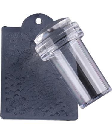 wirlsweal Nail Art Stamper Easy Storage Portable Reusable Nail Tool Stamp Seal for Fingernails Nail Seal Trendy for Fingernails Red - Buy Online on SooperMarket.com