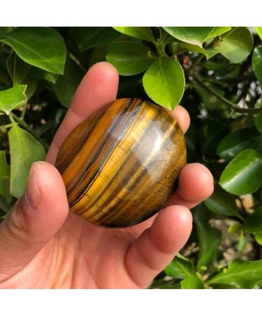 Natural Tiger Eye Crystal Gemstone Polishing Stones Raw Stone Mineral Specimen - Buy Online on SooperMarket.com